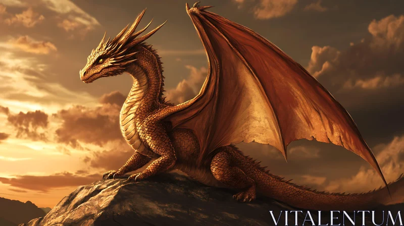 AI ART Fantasy Dragon Art