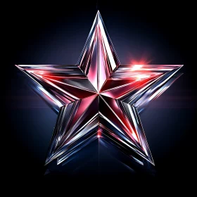 Shining Star: Abstract Geometric Art