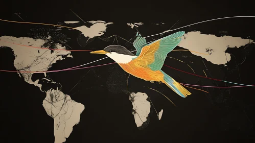 Global Flight: A Bird's Journey