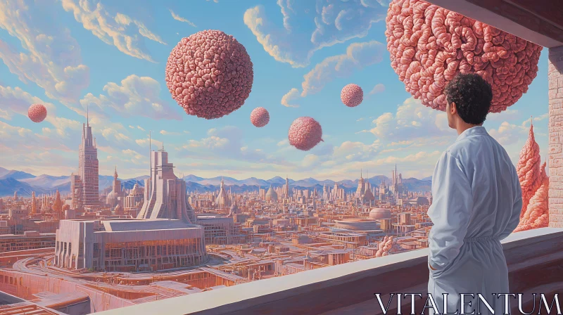 AI ART Dreamlike City of Tomorrow