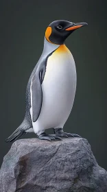 Regal Penguin Portrait