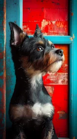 Vivid Dog Artwork
