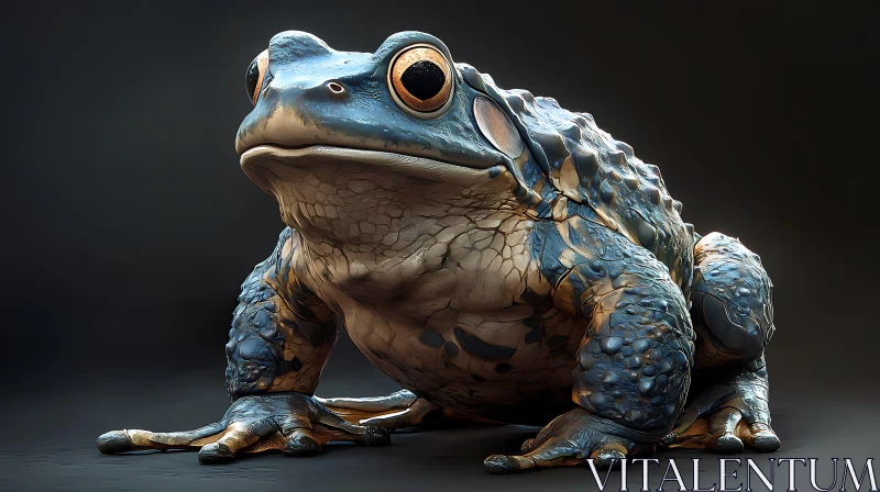 Detailed Frog Artwork AI Image