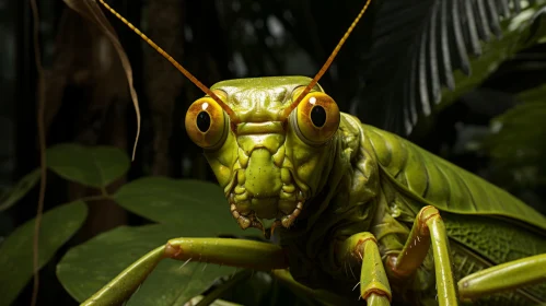 Detailed Facial Features of Grasshopper: An Insight into Insect Life