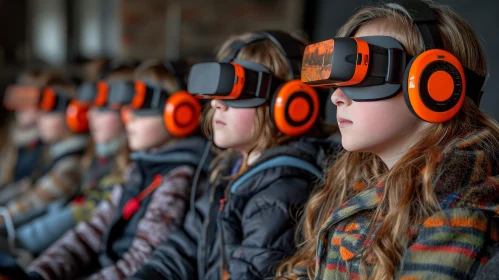 Immerse Yourself in a Futuristic VR Experience with Children
