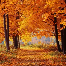 Autumnal Forest Trail