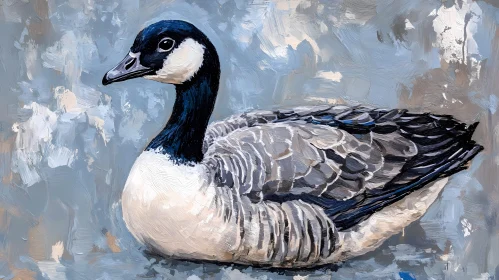 Artistic Goose Oil Painting