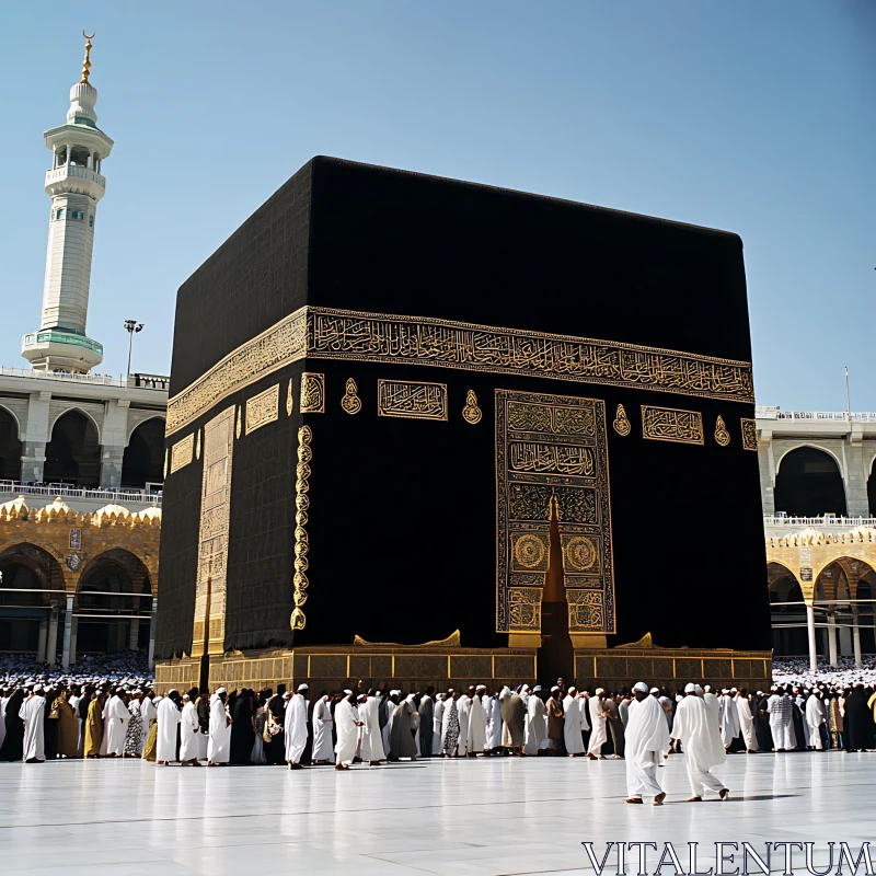 Kaaba: A Sacred Islamic Landmark AI Image