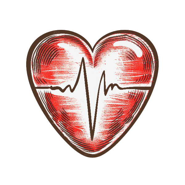 Vibrant Heartbeat T-Shirt Design