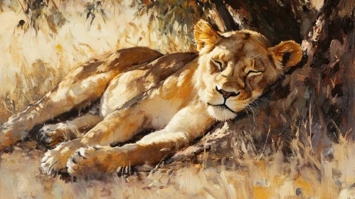 Lioness in Sunlight