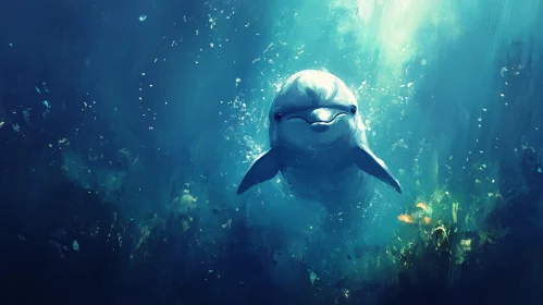Tranquil Marine Dolphin