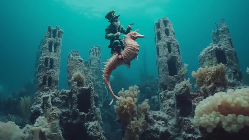 Underwater Leprechaun on Seahorse Adventure
