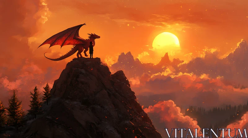 AI ART Sunset Summit with Dragon Friend