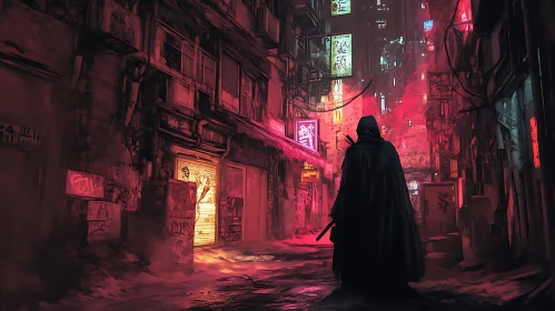 Neon City Warrior