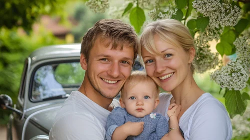 Smiling Family Moment