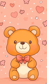 Cute Teddy Bear Art