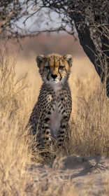 Juvenile Cheetah in Nature
