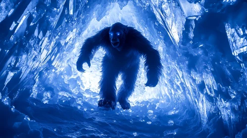 Mystical Yeti in Crystal Cave