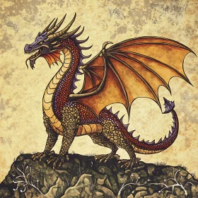 Fantasy Dragon Illustration