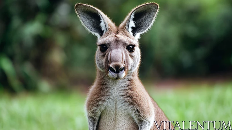 Majestic Kangaroo Portrait AI Image