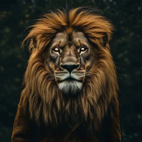 Lion with Golden Eyes