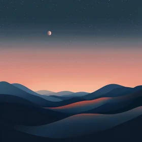 Starlit Hills Serenity