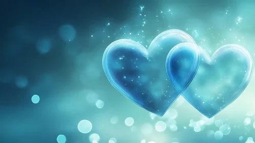 Ethereal Hearts in a Bokeh Dreamscape