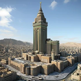Architectural Marvel in Cityscape