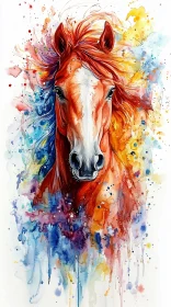 Colorful Equine Art