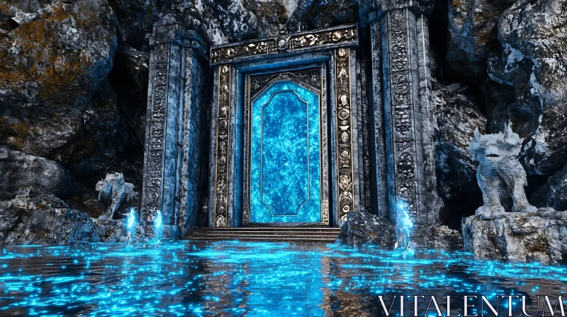 AI ART Ancient Magic Portal