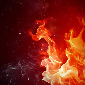 Dancing Flames and Smoke