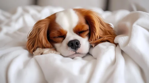 Cozy Puppy in Dreamland