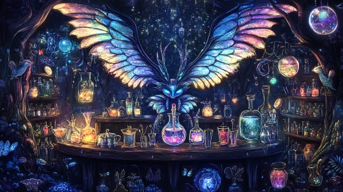 Fantasy Alchemist Potion Lab