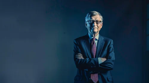 Bill Gates Business Portrait