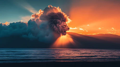 Sunset Lion