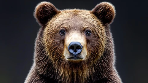 Wild Bear Intense Gaze