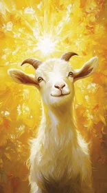 Radiant Goat Art