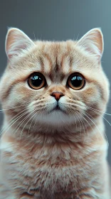 Charming Cat Close-Up