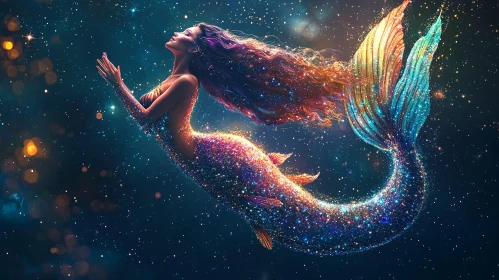 Celestial Mermaid Art