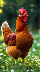 Graceful Farm Bird in Nature