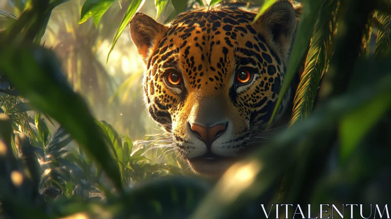 Wildlife Beauty: Jaguar AI Image