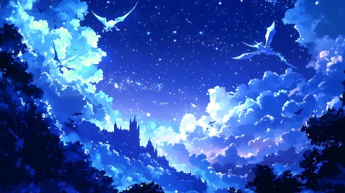Night Flight Over the Kingdom