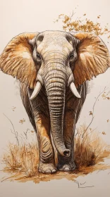 Intricate Elephant Artwork