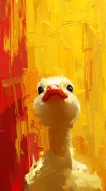 Artistic Duckling Portrait