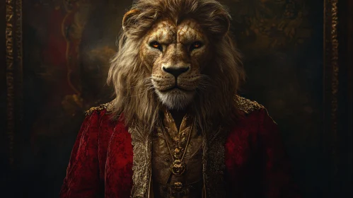 Regal Lion Character