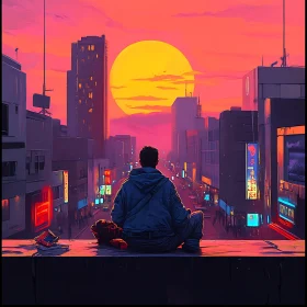 Urban Sunset Meditation