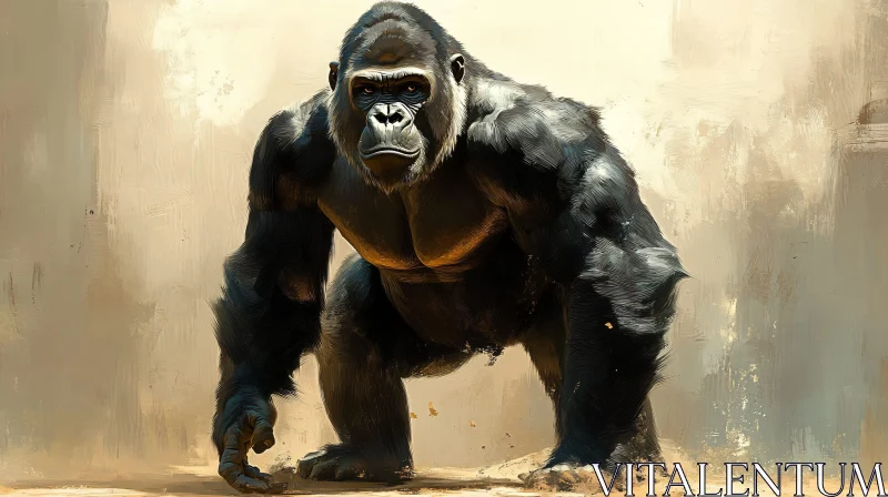 Gorilla Artwork AI Image