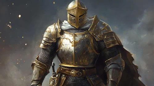 Armored Knight Ready for Battle