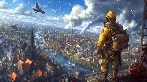 Overlooking the City: A Moment of Reflection