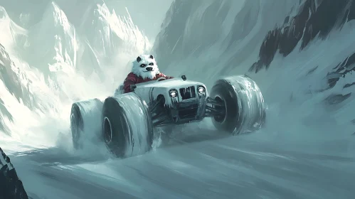 Panda on Wheels: Mountain Expedition